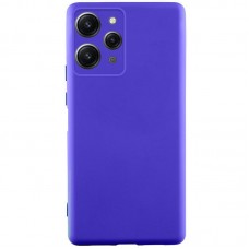 Чохол TPU GETMAN Liquid Silk Full Camera для Xiaomi Redmi 12  Синій / Iris - 00000077924_10