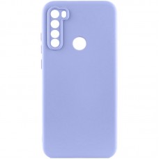 Чохол TPU GETMAN Liquid Silk Full Camera для Xiaomi Redmi Note 8T  Бузковий / Light purple - 00000073805_22