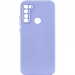 Чохол TPU GETMAN Liquid Silk Full Camera для Xiaomi Redmi Note 8T  Бузковий / Light purple - 00000073805_22