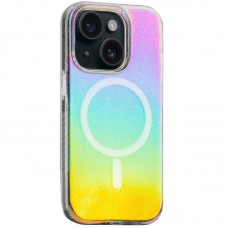 Чохол TPU Galaxy Sparkle (MagFit) для Apple iPhone 13 / 14 (6.1")  Chroma+Glitter - 00000066247_6