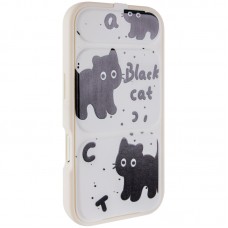 Чохол TPU Panel Stand для Apple iPhone 17 (6.3")  Black Cat - 00000085579_2