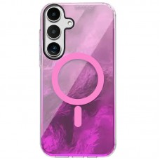 Чохол TPU Shiny Mountain (MagFit) для Samsung Galaxy S24  Pink - 00000078878_5