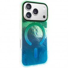 Чохол TPU Shiny Mountain (MagFit) для Apple iPhone 17 Pro (6.3")  Green / Blue - 00000080430_4