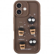 Чохол TPU Toys Case для Apple iPhone 16 (6.1")  Brown / Always Happy - 00000072856_3