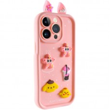 Чохол TPU Toys Case with Ears для Apple iPhone 13 Pro (6.1")  Light Pink - 00000078436_3