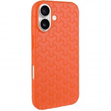Чохол TPU Weaving для Apple iPhone 16 (6.1")  Orange - 00000074860_4