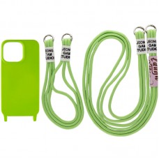 Чохол TPU two straps California для Apple iPhone 12 Pro / 12 (6.1")  Салатовий - 00000055805_13