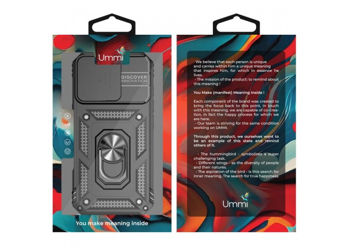 Чохол Ummi Camshield Serge Ring для Apple iPhone 16 Pro Max (6.9