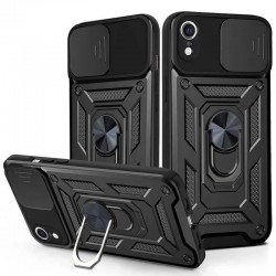 Чохол Ummi Camshield Serge Ring для Apple iPhone XR (6.1")  Чорний - 00000080691_7