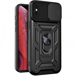 Чохол Ummi Camshield Serge Ring для Apple iPhone X / XS (5.8")  Чорний - 00000080690_7