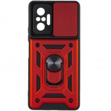 Чохол Ummi Camshield Serge Ring для Xiaomi Redmi Note 10 Pro / 10 Pro Max  Червоний - 00000080729_4