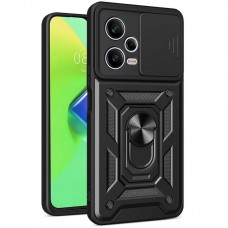 Чохол Ummi Camshield Serge Ring для Xiaomi Redmi Note 12 Pro+ 5G  Чорний - 00000080807_7