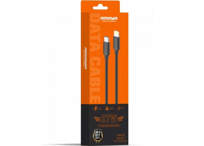Дата кабель Amaya 77CL Type-C to Lightning 27W (1m)