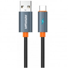 Дата кабель Amaya C58 USB to Type-C 100W (1m)  Gray - 00000084613_1