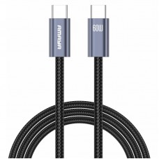 Дата кабель Amaya CC62 Type-C to Type-C 60W (2m)  Gray - 00000084616_1