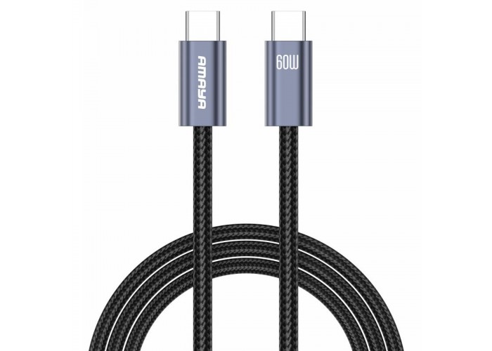 Дата кабель Amaya CC62 Type-C to Type-C 60W (2m)
