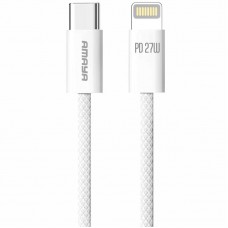 Дата кабель Amaya CL64 Type-C to Lightning 27W (1m)  White - 00000084617_1