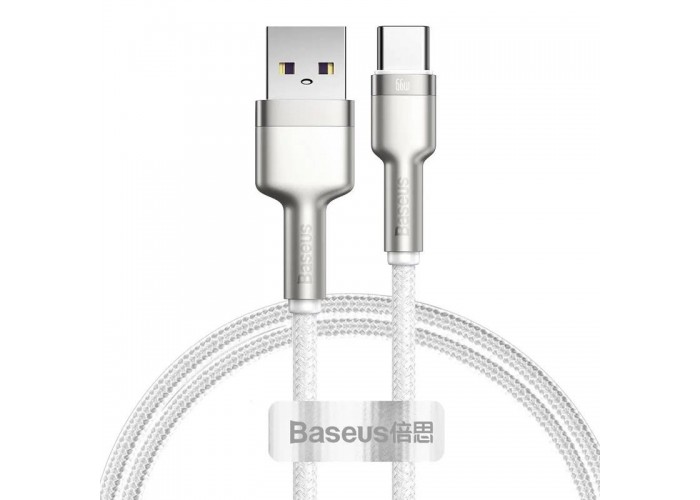 Дата кабель Baseus Cafule Metal Data USB to Type-C 66W (2m) (CAKF0002)