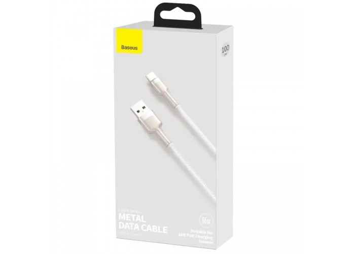 Дата кабель Baseus Cafule Metal Data USB to Type-C 66W (2m) (CAKF0002)