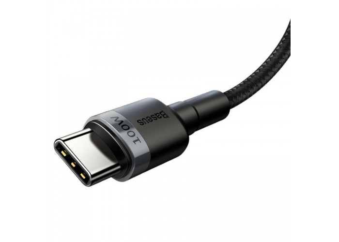 Дата кабель Baseus Cafule Type-C to Type-C PD2.0 100W (2m) (CATKLF-AL)
