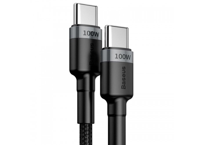 Дата кабель Baseus Cafule Type-C to Type-C PD2.0 100W (2m) (CATKLF-AL)