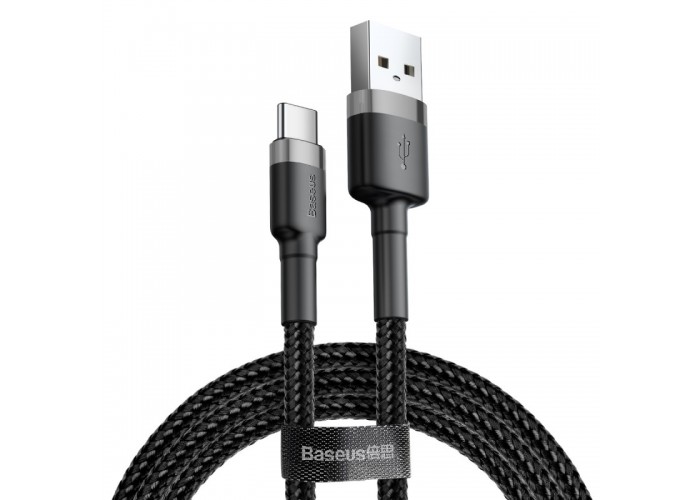 Дата кабель Baseus Cafule USB to Type-C Cable 3A (0.5m) (CATKLF-A)