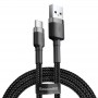 Дата кабель Baseus Cafule USB to Type-C Cable 3A (0.5m) (CATKLF-A)