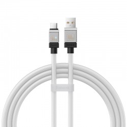 Дата кабель Baseus CoolPlay Series USB to Type-C 100W (1m) (CAKW00060)  White - 00000070515_4