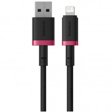 Дата кабель Baseus Dura Series Fast Charging USB to Lightning 2.4A (1m) (CB000122)  Red / Black - 00000087540_2