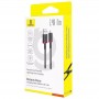 Дата кабель Baseus Dura Series Fast Charging USB to Lightning 2.4A (1m) (CB000122)