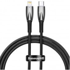 Дата кабель Baseus Glimmer Series Fast Charging Data Cable Type-C to Lightning 20W 1m (CADH000001)  Black - 00000066020_1