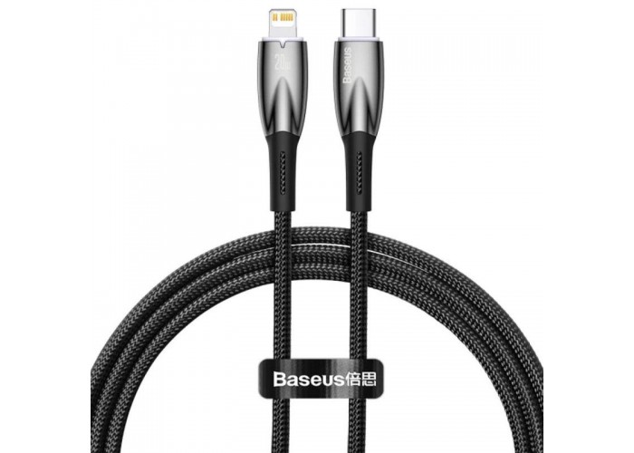 Дата кабель Baseus Glimmer Series Fast Charging Data Cable Type-C to Lightning 20W 1m (CADH000001)
