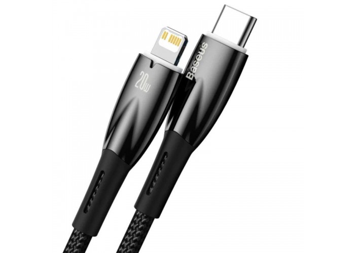 Дата кабель Baseus Glimmer Series Fast Charging Data Cable Type-C to Lightning 20W 1m (CADH000001)