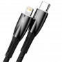 Дата кабель Baseus Glimmer Series Fast Charging Data Cable Type-C to Lightning 20W 1m (CADH000001)