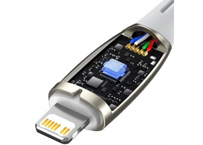 Дата кабель Baseus Glimmer Series Fast Charging Data Cable Type-C to Lightning 20W 1m (CADH000001)