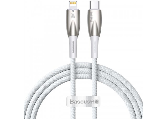 Дата кабель Baseus Glimmer Series Fast Charging Data Cable Type-C to Lightning 20W 1m (CADH000001)