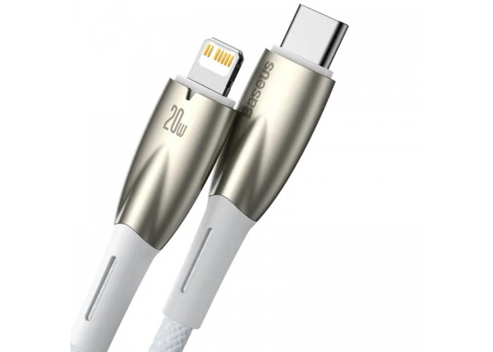 Дата кабель Baseus Glimmer Series Fast Charging Data Cable Type-C to Lightning 20W 1m (CADH000001)