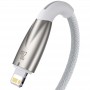 Дата кабель Baseus Glimmer Series Fast Charging Data Cable Type-C to Lightning 20W 1m (CADH000001)