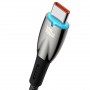 Дата кабель Baseus Glimmer Series Fast Charging Data Cable USB to Type-C 100W 1m (CADH00040)