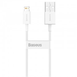 Дата кабель Baseus Superior Series Fast Charging Lightning Cable 2.4A (0.25m) (CALYS)  Білий - 00000053347_1
