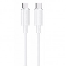 Дата кабель Borofone BX112 Lemon Type-C to Type-C 60W (1m)  White - 00000073987_2