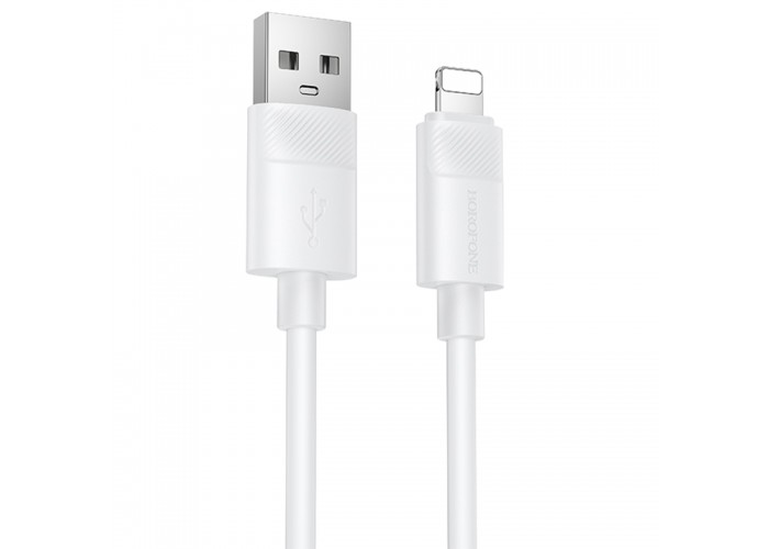 Дата кабель Borofone BX123 Leya USB to Lightning 12W (1m)