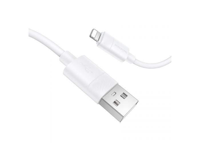 Дата кабель Borofone BX123 Leya USB to Lightning 12W (1m)