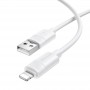 Дата кабель Borofone BX123 Leya USB to Lightning 12W (1m)