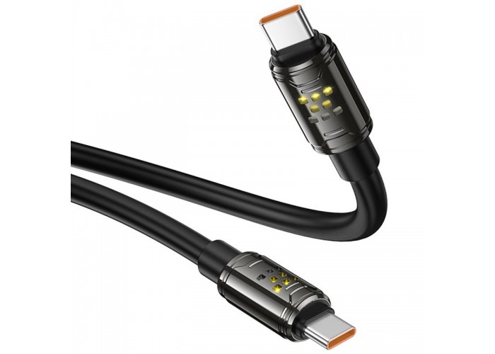Дата кабель Hoco U143 Joy Type-C to Type-C 240W (1.2m)