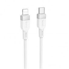 Дата кабель Hoco X109 Energy silicone Type-C to Lightning (1m)  White - 00000077113_2