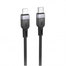 Дата кабель Hoco X109 Energy silicone Type-C to Lightning (1m)  Black - 00000077113_1