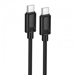 Дата кабель Hoco X122 Benefit Type-C to Type-C 60W (1m)  Black - 00000086714_1
