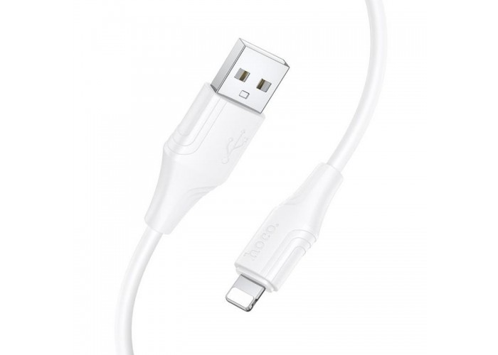 Дата кабель Hoco X124 Bien silicone USB to Lightning 2.4A (1m)