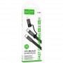 Дата кабель Hoco X125 Surplus 2in1 Type-C to Lightning/Type-C 60W (1m)
